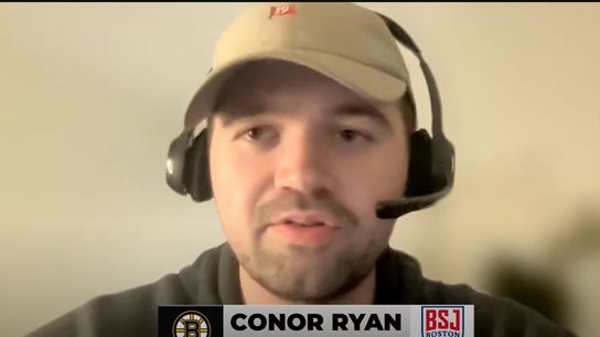Video: Conor Ryan reacts to Bruins’ OT win over Penguins taken at BSJ Headquarters (Bruins)